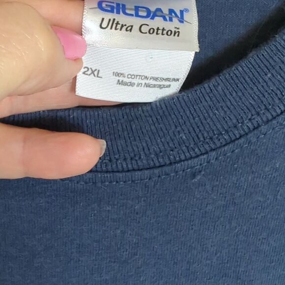 Corvette Stingray Graphic Navy Blue Tee Shirt Size 2 XL - Picture 4 of 8